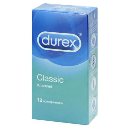 Фото Презервативы латексные с силиконовой смазкой Дюрекс (Durex Classic) №12